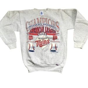 Vintage Minnesota Twins Western Division Champions 1991 Sweatshirt Size Medium